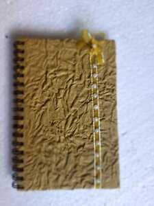 HAND MADE ORGANIC NOTE BOOK,NOTE PAD,AUTOGRAPH