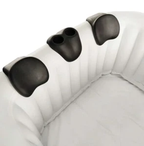 MSpa Alpine Vasca Idromassaggio Comfort Set Accessori - 2 Poggiatesta + Portabicchieri Lay Z Spa - Foto 1 di 4