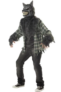 Brand New Big Bad Wolf Full Moon Madness Adult Costume - Picture 1 of 2