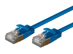 RJ45 Monoprice SlimRun Cat6A Ethernet Patch Cable Network Internet Cord Str - Picture 1 of 4