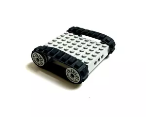 Lego Technic 2 X Kettenfahrzeug Raupenfahrzeug Kette Gummi Raupen Bagger klein - Bild 1 von 1