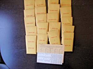 SUPER CLEAN! APBA BASEBALL ORIGINAL & COMPLETE 1968 SEASON PLAYER CARDS + XBs - Picture 1 of 8