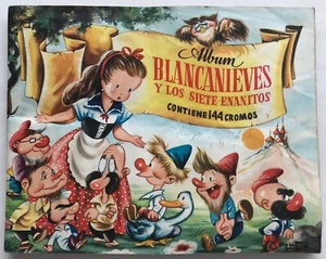 ALBUM AUFKLEBER SCHNEEWITTCHEN UND DIE SIEBEN ZWERGE SABOTES BRUGUERA ARGENTINIEN 1954 - Bild 1 von 4