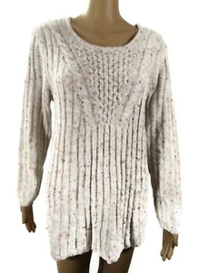 Neu mit Etikett NY Collection Petite Damenpullover Gr. XL Haferflocken Langarm Pullover $ 50 - Bild 1 von 6