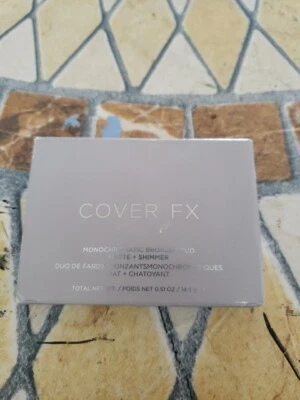 COVER FX Monochromatic Blush Duo Matte + Shimmer - Sunkissed Bronze - 0.51 Oz - Image 1 of 4