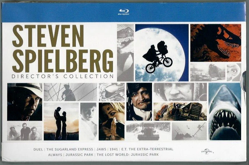 JAWS, DUEL, E.T., JURASSIC PARK 1 and 2 - NEW 8 BLU RAY SET, ENGLISH and SPANISH - Image 1 of 2