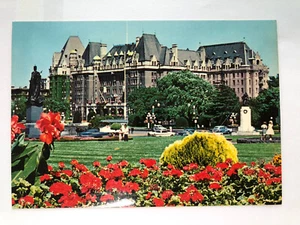 Vintage Empress Hotel, Victoria, British Columbia Postcard - Imagen 1 de 2