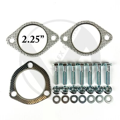 Exhaust gasket hardware kit 2.25 inch Pipe Size For Honda Civic Acura Integra - Image 1 of 4