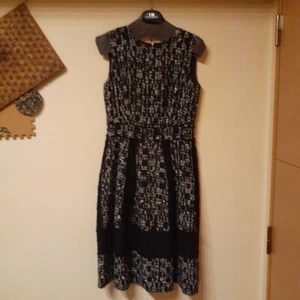 Carolina Herrera Jacquard Dress Floral Lace Fabric Size 4 - Picture 1 of 8