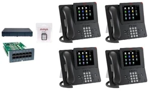 Avaya IP Office 500 V2 IP 500 9.0 4 Lines 4 NEW 9670G IP Phone System Essential - Picture 1 of 9