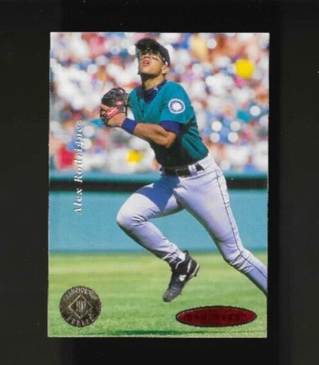 1995 Alex Rodriguez Upper Deck SP Championship Series #184 RC MVP Mariners 1 - Image 1 of 2