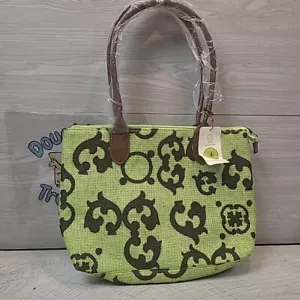 Bolso de Mano Engage Green New York by Leonor Mendoza Papel Reciclado NUEVO NUEVO CON ETIQUETAS - Imagen 1 de 9