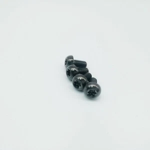 Ti/Titanium Black bolts M5x10mm Water Bottle Cage Torx T25 Head screws 4pcs - Picture 1 of 8