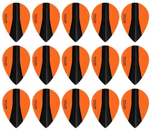 5 New Sets Harrows Retina X Pear Dart Flights – Ships w/ Tracking - Orange - Picture 1 of 1
