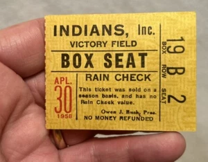 1958 Ticket Stub Indianapolis Indians Minor League Baseball Harmon Killebrew HOF - Picture 1 of 3
