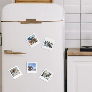 5pcs Magnetic Photo Frames Refrigerator Reusable Picture Pockets Frames for SQ - Picture 1 of 21