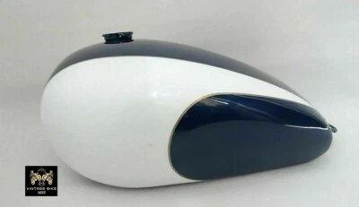 TRIUMPH T150 TRIDENT AZUL BLANCO PINTADO TANQUE GASOLINA/APTO PARA Foto 1 de 4