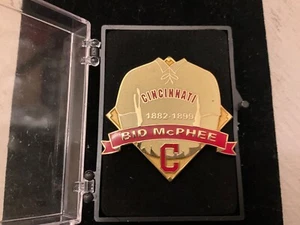 Bid McPhee Cincinnati Redlegs 1882-1899 Tribute Pin in Display Box - Picture 1 of 1