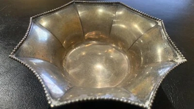 1800’s Antique Rectangular Bowl in 925/1000 Fine Sterling Hollow ware by Whiting - Image 1 of 4