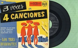 LOS TRES DIAMANTES / Historia De Un Amor / RCA 3-24013 Spain 1958 EP 45rp VG+ - Picture 1 of 5