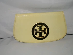 Tory Burch Yellow Patent Leather Clutch - Picture 1 of 5