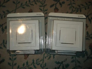 Lot Of 2 NEW Hampton Bay Wireless Plug-In Door Chime Receiver Only White NOS - Picture 1 of 3