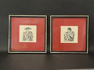 Lot of 2 Art Prints Framed Bullfighter Matador Numbered Ernest Guerrero - Picture 1 of 21