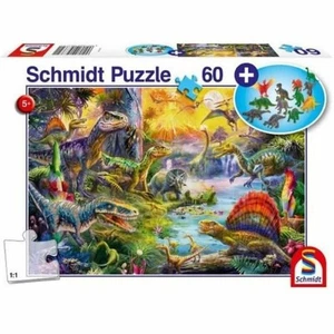Puzzle Schmidt Spiele Dinosaurs Figures 60 Pieces - Picture 1 of 3