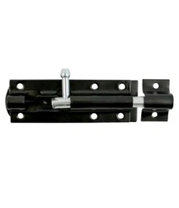 5 X Carlisle Latón 100mm Torre Perno Puerta Cobertizo ITB100EXB/BP Negro Lote de Trabajo Constructor - Imagen 1 de 5