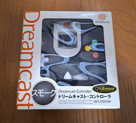 NEW Sega Dreamcast Smoke Clear Black Millennium 2000 Controller *COLLECTORS ITEM