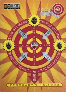 Upper Deck Collectors Choice Bullseye 1998 Michael Jordan Chicago Bulls #B2 - Imagen 1 de 1