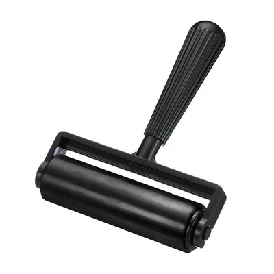 1Pc Rubber Roller Brayer,Printmaking Ink Print Brush Tool(Black 4.5") Foto 1 de 4