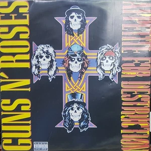 GUNS ROSES APPETITE FOR DESTRUCTION DISC LP VINYL 1989 ECUADOR - Picture 1 of 4