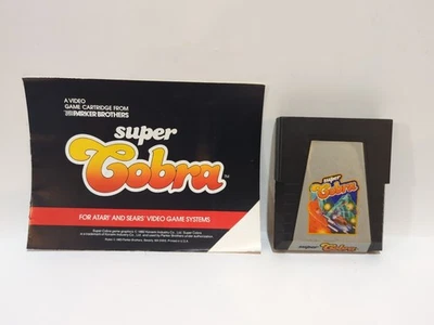 Super Cobra (ATARI 2600, 1982) Game and Manual, tested. -Parker Brothers game- - Image 1 of 4