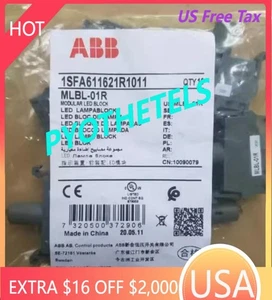 1pcs ABB push button switch lampholder MLBL-01R 24VAC/DC US Free TAX - Picture 1 of 1