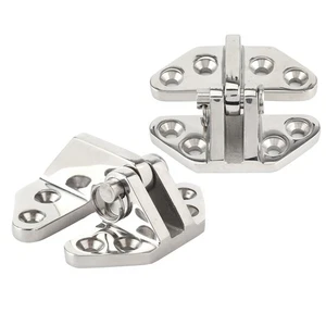 2pcs Marine Hatch Hinge 316 Stainless Steel MirrorPolishing Removable Pin Boat - Imagen 1 de 12
