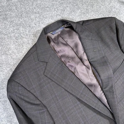 Blazer Brooks Brothers Masculino 38R Janela Carvão 1818 Regent Made EUA Drago - Imagem 1 de 4