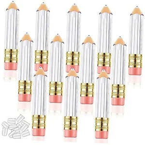 20 Pieces 5 ml Empty Pencil Lip Gloss Tubes Containers Bulk Clear Lip Balm - Picture 1 of 8