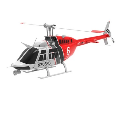 Torcster Hubschrauber Bell 206 Jet Ranger rot-weiss 6G 312mm RTF RC Modellbau - Bild 1 von 3