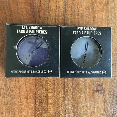 TWO Mac Eyeshadow Singles 1.5g Each Electra & Purple Haze Very Rare NIB - Image 1 of 4