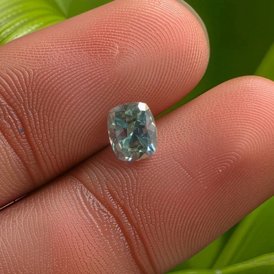 Lab Grown Blue Loose Diamond 0.85 Carat H / VVS2 Cushion Cut 6.4 mm P50 - Image 1 of 4