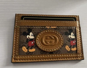 Tarjetero de cuero Mickey Mouse - Imagen 1 de 1