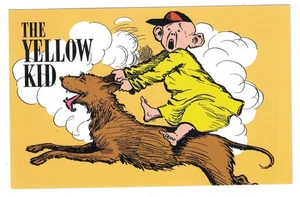1995 FIRST DAY OF ISSUE POSTAL CARD COMICS CLASSIC COLLECTION THE YELLOW KID - Picture 1 of 2