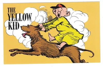 1995 FIRST DAY OF ISSUE POSTAL CARD COMICS CLASSIC COLLECTION THE YELLOW KID - Image 1 of 2