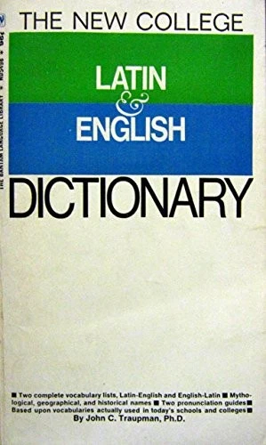 BANTAM NEW COLLEGE LATIN/ENGLISH DICTIONARY By John Traupman Excellent Condition - Image 1 of 1