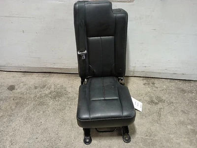 07-17 Ford Expedition Black Leather 2nd Row Center Middle Jump Seat Rear 0934484 Foto 1 de 4