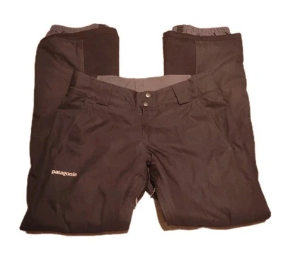 Pantalones Patagonia Mujer Medianos Negros H2Sin Aislamiento Nieve Esquí Impermeable Exterior Foto 1 de 4