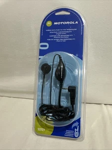 Auricular Motorola con micrófono Push To Talk modelo 53727 ¡NUEVO! Radio de 2 vías - Imagen 1 de 3