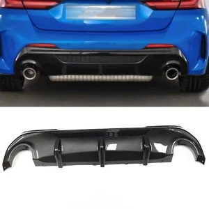 1x Rear Bumper Dual Exhaust Diffuser Lip Cover For 2019-24 2021 BMW F40 1 Series - Picture 1 of 10
