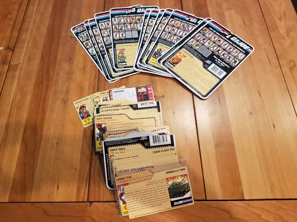 GI Joe Modern File Cards and Card Backs, You Choose, 25th to 30th anniversary! - Image 1 of 1